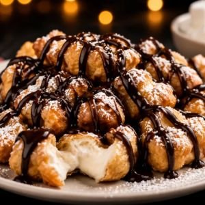 Fried marshmallow mallow bombs